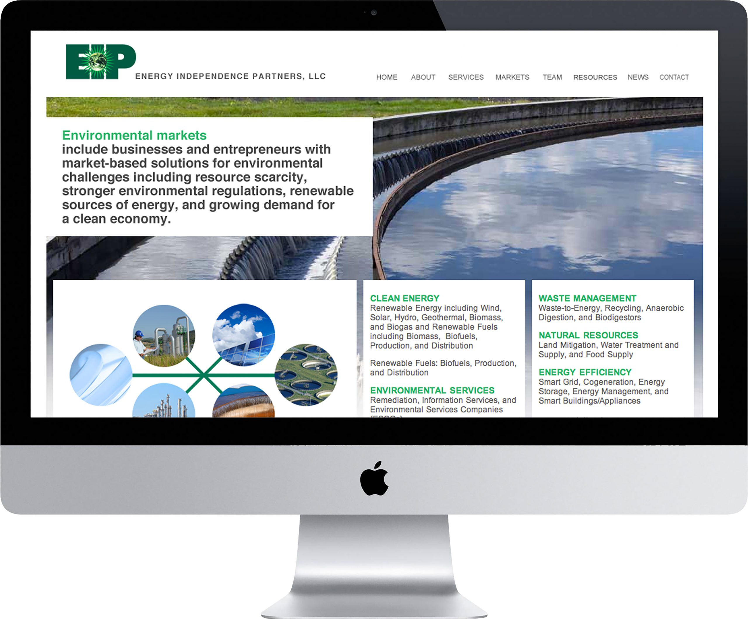 Energy Independence Partners website home page