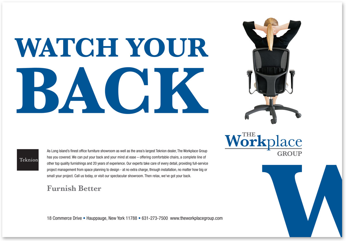 The Workplace Group half-page newspaper ad