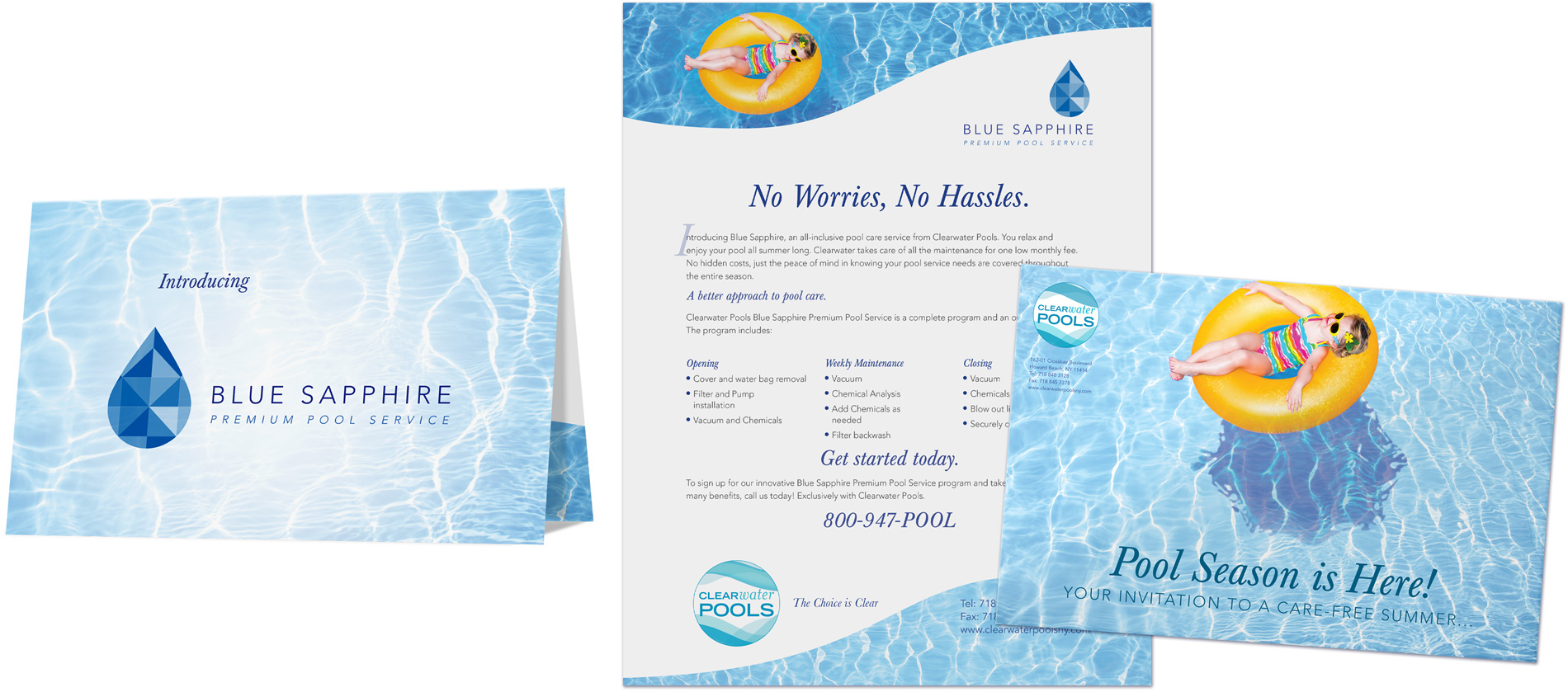 Clearfwater Pools mailer